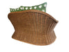 AVAILABLE NOW: Vintage reupholstered  Ficks Reed loveseat