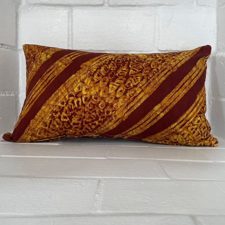 BTK12 Crackle batik untreated cotton pillow cover